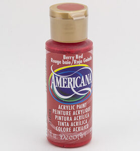 Americana Acrylics 59ml, Berry Red (transparent)