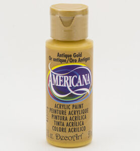 Americana Acrylics 59ml, Antique Gold