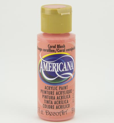 Americana Acrylics 59ml, Coral Blush