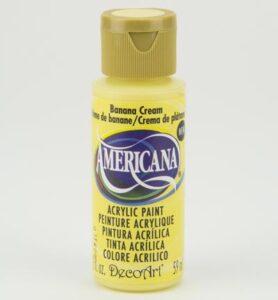 Americana Acrylics 59ml, Banana Cream