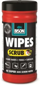 Bison Wipes Scrub Pot A 40 St