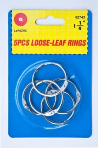 Klikring Boekbindersring 30mm 5 Stuks