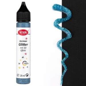German Glitter | Azuurblauw