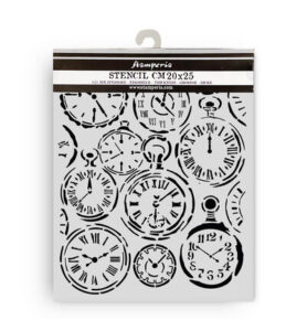 Gardens Of Time Cut Laser Stencil For Art And Craft Half Friezes