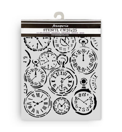 Gardens Of Time Cut Laser Stencil For Art And Craft Half Friezes