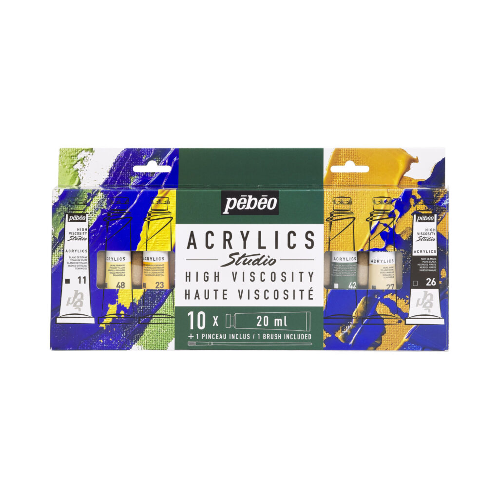 Pébéo Studio Acrylic Set 10 × 20 Ml